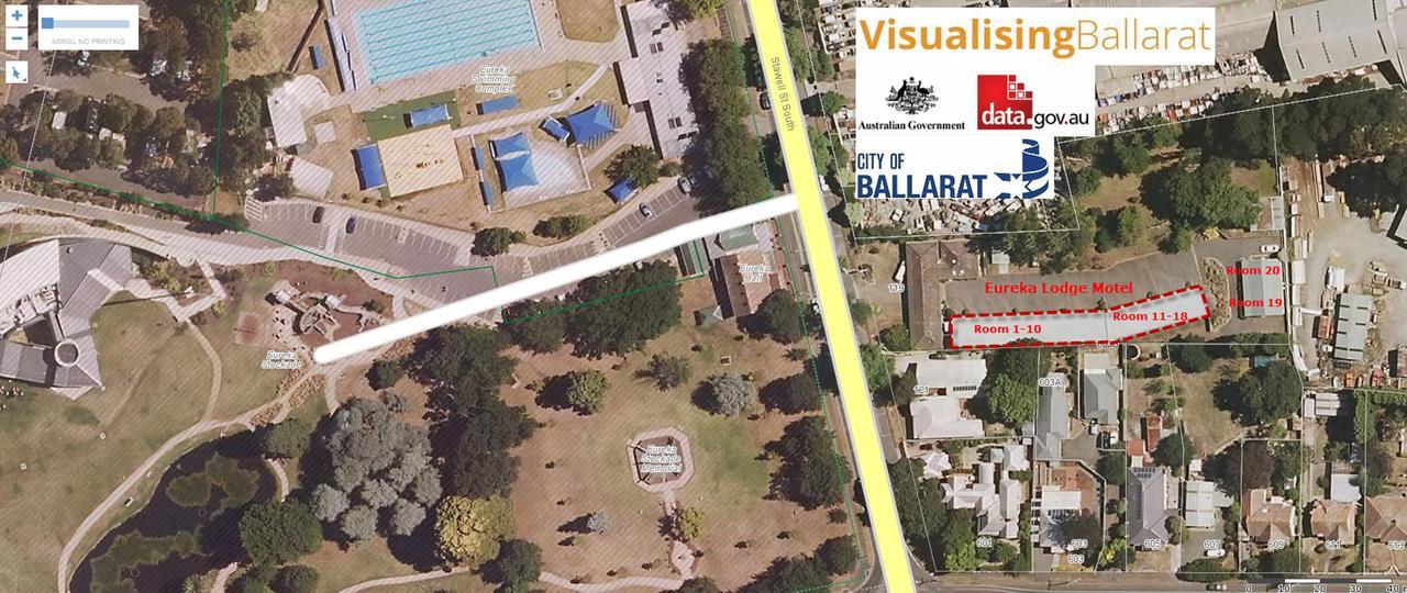 Ballarat Eureka Lodge Motel Ngoại thất bức ảnh